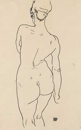 埃贡·席勒的《裸体女性》