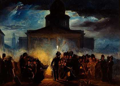 1830年12月22日至23日晚，丹尼斯·奥古斯特·玛丽·拉斐特在万神殿露营地