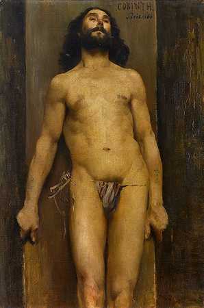 Lovis Corinth的《男性裸体》