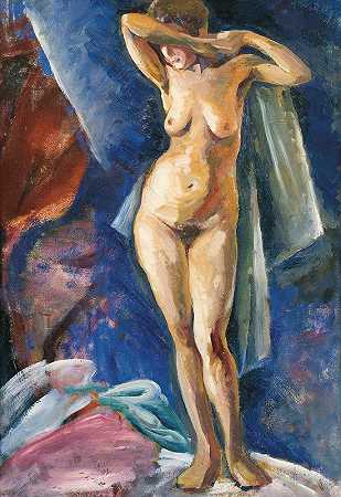 阿列克谢·伊里奇·克拉夫琴科的《站立的裸体》