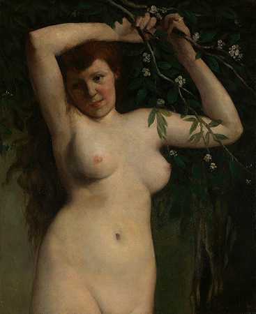 古斯塔夫·库尔贝的《花枝裸体》