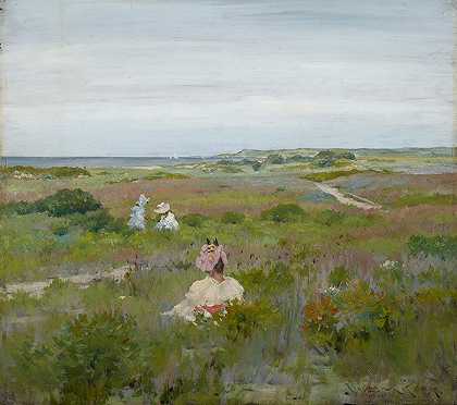 威廉·梅里特·蔡斯（William Merritt Chase）的《风景长岛希内科克》