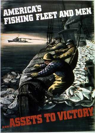 “美国的渔船队和渔民……无名氏的胜利宣言”
