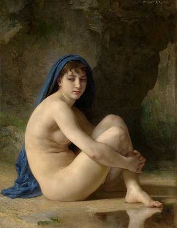 威廉·阿道夫·布格罗的《坐着的裸体》
