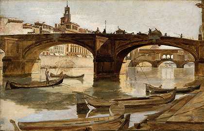 弗兰克·杜威尼克的《佛罗伦萨的桥》