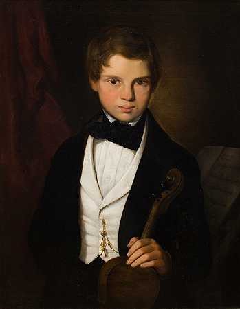 赫尔曼·安舒茨（Hermann Anschutz）的《Mieczysław Ostoja Starzewski肖像（1830–1906）》