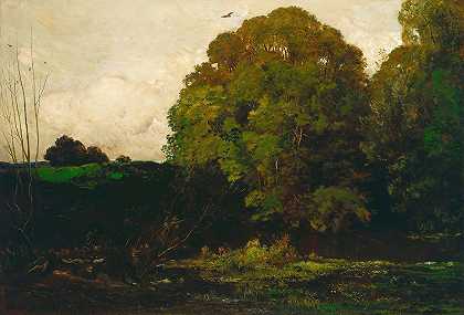 查尔斯·弗朗索瓦·道比尼的《莫尔万的池塘》