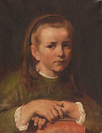 雅各布·格伦瓦尔德的《女孩肖像》（艺术家的女儿艾格尼丝）
