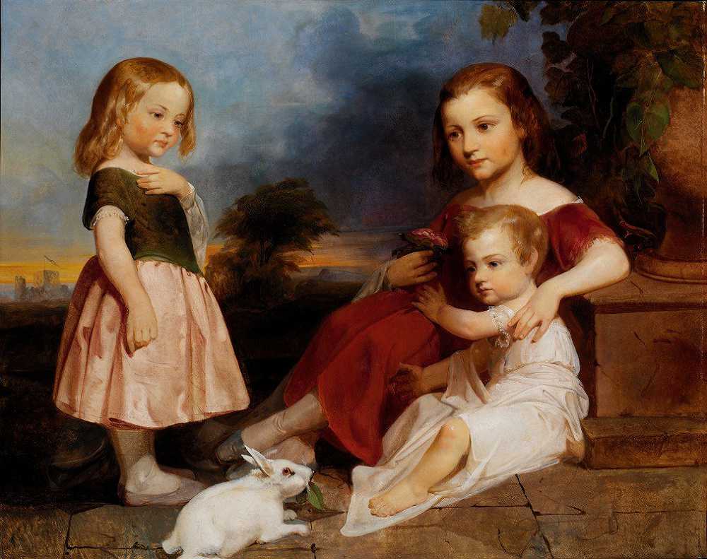 彼得·弗雷德里克·罗瑟梅尔的《唐纳儿童肖像》