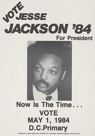 “选举杰西·杰克逊84岁为总统。”