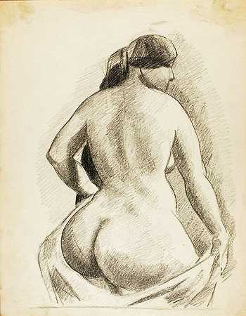 卡尔·纽曼的《女性裸体II》