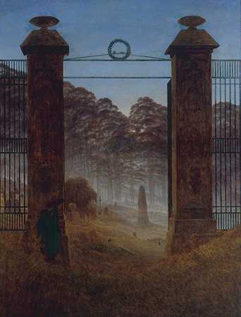 卡斯帕·大卫·弗里德里希的《墓地》