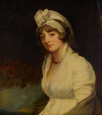 “乔治娜·巴克利夫人肖像（1766-1832年），乔治·罗姆尼（George Romney）