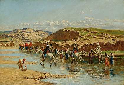 维克托·雨果的《渡河，阿尔及尔》