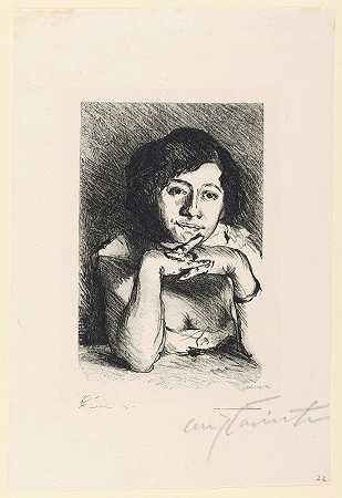 洛维斯·科林斯的《一个女人的肖像》