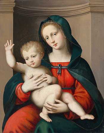安东尼奥·德尔·塞雷奥洛的《圣母与孩子》