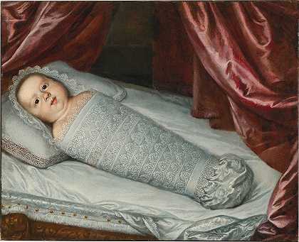 Justus Sustermans的《婴儿科西莫·伊伊·德·美第奇襁褓肖像》
