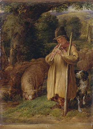 约翰·林内尔的《牧童吹长笛》