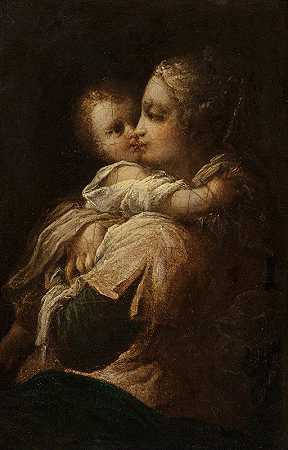 《母亲与孩子》（Jean HonoréFragonard）
