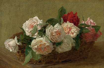 “维多利亚·范廷·拉图尔的玫瑰花篮