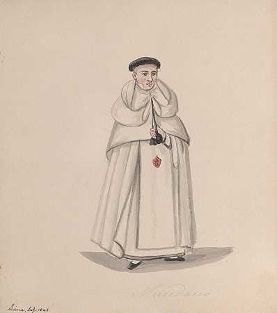 弗朗西斯科·费罗（Francisco Fierro）的《Mercederian骑士团（圣母慈悲骑士团）的牧师》