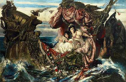 古斯塔夫·韦特海默的《阿格里皮纳号沉船》