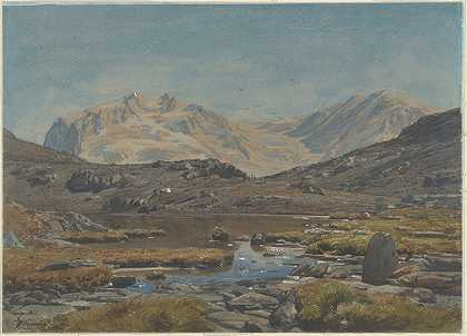 弗朗索瓦·路易斯·弗朗索瓦的《山地风景》