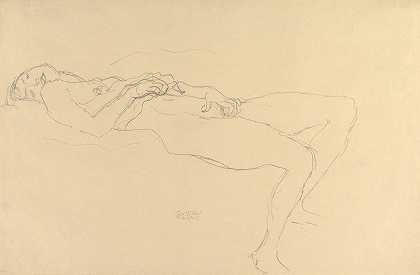 古斯塔夫·克里姆特的《裸体躺卧》