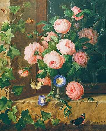 约瑟夫·劳尔的《花的静物》