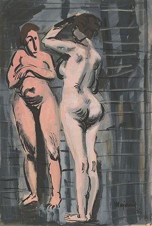Cyprián Majerník的《两个裸女》