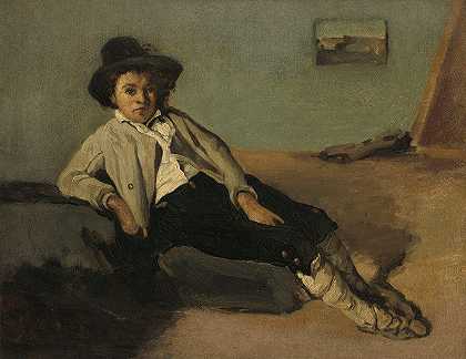 让-巴蒂斯特·卡米尔·科罗的《意大利农民男孩》