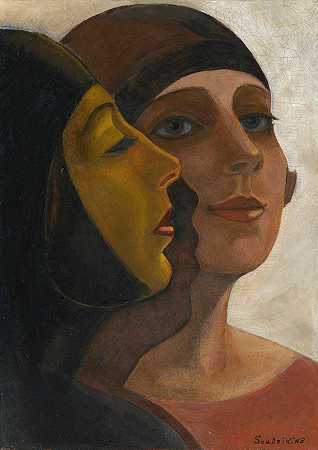 谢尔盖·尤里耶维奇·苏代金的《两位女士的肖像》