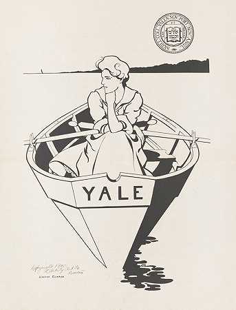 路易斯·克拉克的《耶鲁大学划船女孩》