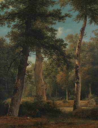 乔治·雅各布斯·约翰内斯·范·奥斯的《枫丹白露的森林》
