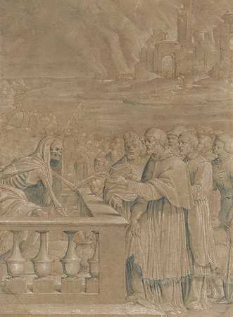 Girolamo da Treviso的《死亡战胜教会和国家的寓言》