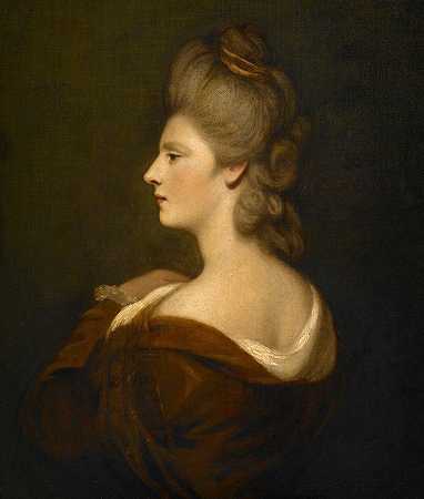 乔舒亚·雷诺兹（Joshua Reynolds）的《一个被认为是詹姆斯·福克斯夫人的女人的肖像》