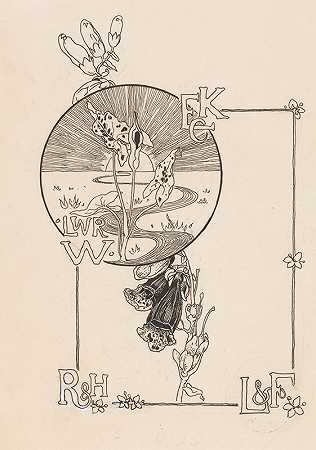 “乐队设计Knappert，Emilie C.，Kijkjes in de plantenwereld，1893年，威廉·温克巴赫