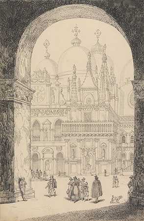 查尔斯·德奥利爵士的《圣马可背面视图》