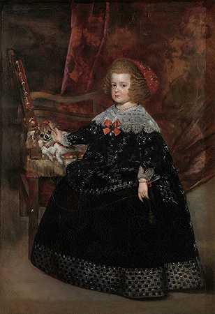 胡安·包蒂斯塔·马丁内斯·德尔·马佐的《西班牙公主玛丽亚·特蕾莎》（1638-1683）