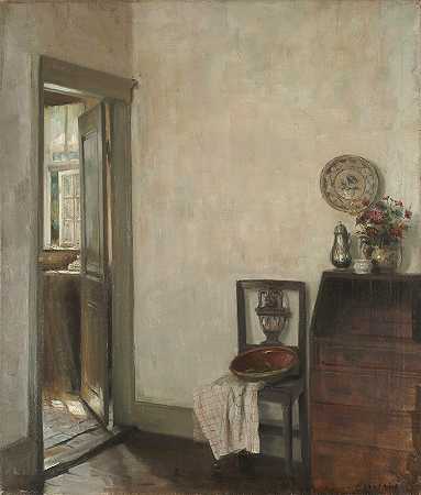 Carl Holsøe的《室内》