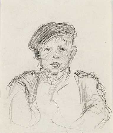 文尼·索尔丹·布罗费尔特的《戴帽子的男孩》