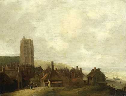 卢多夫·巴赫伊森（Ludolf Bakhuysen）的《埃格蒙德·安·泽的观点》（View of Egmond aan Zee）