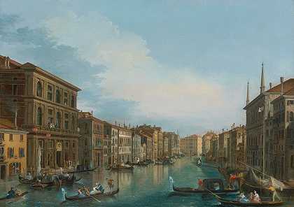 朱塞佩·贝尔纳迪诺·比森的《从格里马尼宫看大运河》