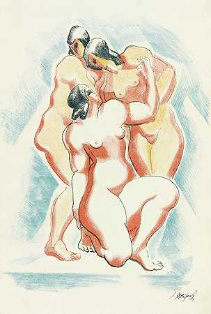 《裸体1》作者：Auguste Rodin