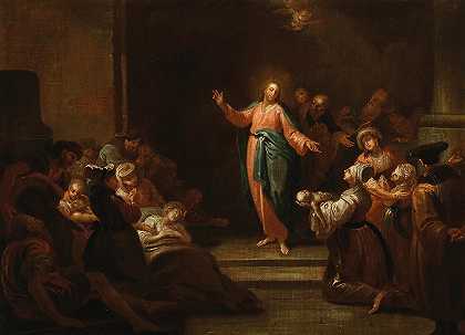 约翰·约瑟夫·卡尔·亨里奇（Johann Josef Karl Henrici）的《基督使孩子免于死亡》