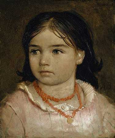 “艺术家的女儿露西亚的肖像”