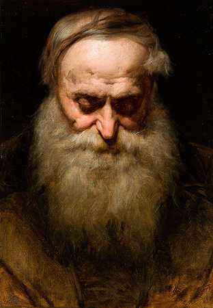 Jan Matejko的《灰胡子老人的头像》