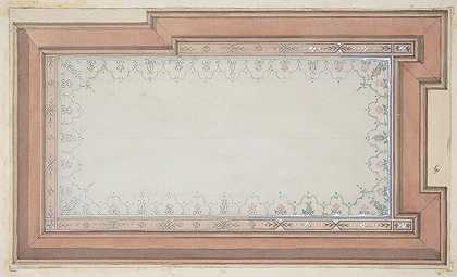 Jules Edmond Charles Lachaise的天花板彩绘装饰设计