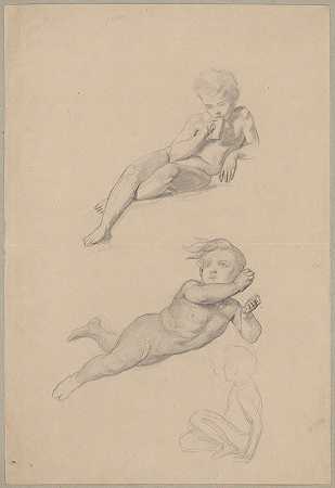 Józef Simmler的《男孩裸体到天花板的研究》