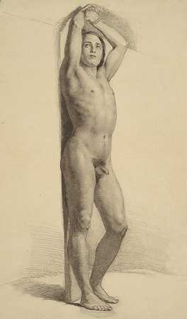 Józef Simmler对圣塞巴斯蒂安裸体男性形象的研究